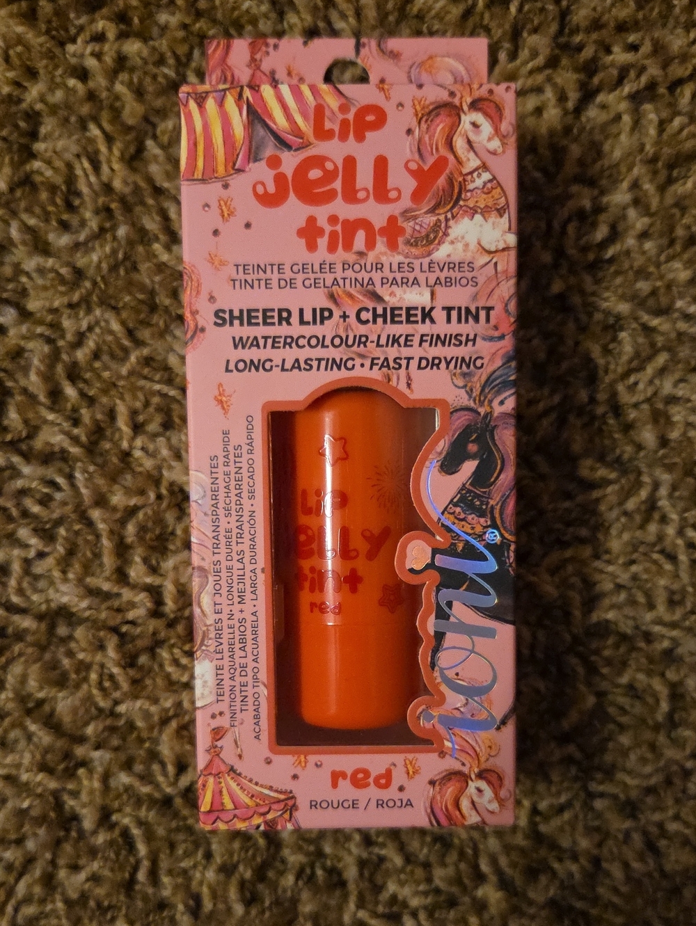 Lip Jelly Tint Sheer Lip & Cheek Tint — Red
